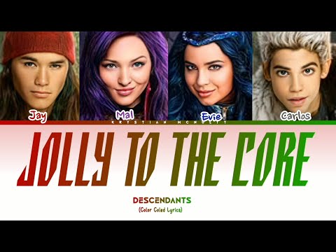 Descendants - Jolly to the Core. Christmas Special (Color Coled Lyrics)