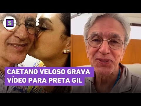 Caetano Veloso manda recado para Preta Gil, que está internada na UTI: 'Estou pensando em você'