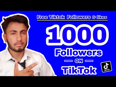 Get free 1000+ Followers and likes on tiktok.free tiktok followers and likes.get followers on tiktok