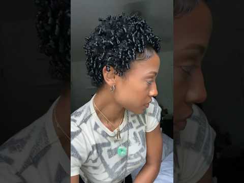 Wash & style my hair! #washngo #naturalhair #naturalhairstyling #twa #shortnaturalhair