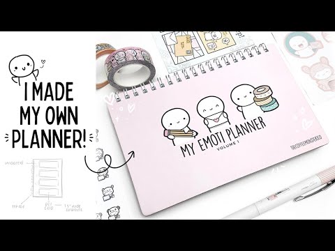 I Made My Own Planner! | New Emoti Planner + Plan With Me