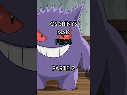 POKEMONS SHINYS MAIS FEIOS PT 2! #shorts #pokemon #gengar #pikachu #togekiss