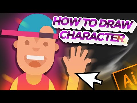 How to draw character in Illustrator