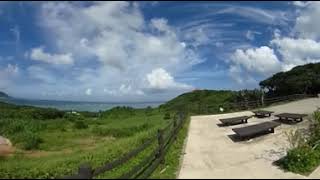 2020年7月7日、石垣島、玉取崎展望台。360カメラ。Ishigaki island, Okinawa, Japan.