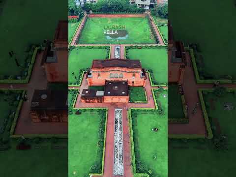 Drone view of Lalbagh kella #shortsfeed #lalbaghfort  #lalbaghkella #dronography #trendingshorts