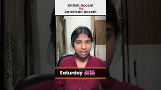 British vs American Accent - English Speaking #shorts