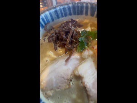 新潟グルメ　激うま　濃厚煮干しラーメン