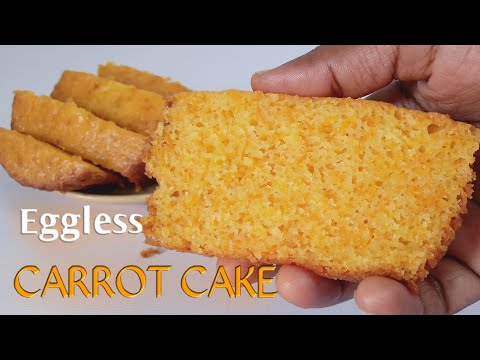 Carrot Cake || క్యారెట్ కేక్ || Egless homemade CARROT CAKE recipe