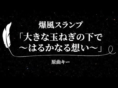 【カラオケ】大きな玉ねぎの下で ～はるかなる想い～ / 爆風スランプ【原曲キー、歌詞付きフル、オフボーカル】