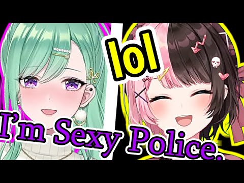 【engsub】HINANO is laughing hysterically at Beni, the Sexy Police.【Tachibanahinano/vspoclip/vcrgta】