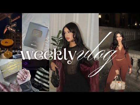 weekly vlog 🪞🕯️ solo concert, content day, meal prep, girls night out & more