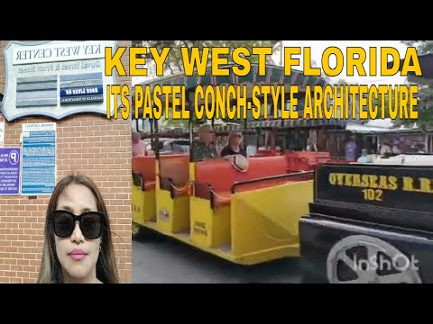 Vlog #1071 CRUISING KEY WEST FLORIDA U.S.A. "CONCH REPUBLIC" / ITS PASTEL CONCH-STYLE ARCHITECTURE