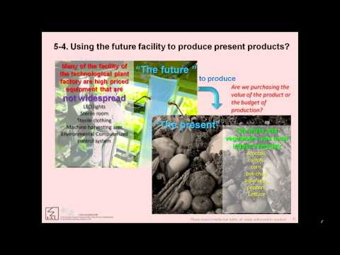 part 7. Modular Plant Factory - Integration, analysis and countermeasures of concept (植物工場)