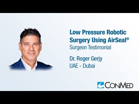 Dr. Roger Gerjy - Low Pressure Robotic Surgery Using AirSeal® - Surgeon Testimonial