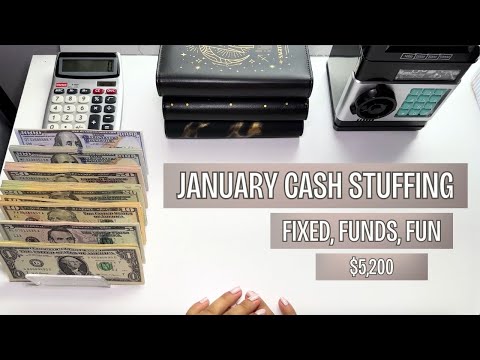 JANUARY CASH STUFFING - FIXED - FUNDS - FUN - $5,200