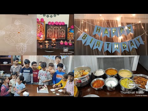 my day on my son’s Birthday|celebrations|food preparation mini vlog|motivational Indian house wife