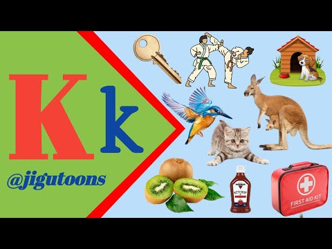 Letter K words for kids /K letter words/Words start with letter K/K words/K for words