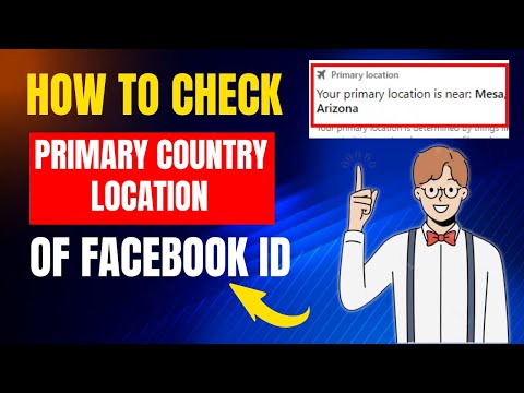 How to Check Primary Location of facebook Account ? | Check Facebook Primary country Location