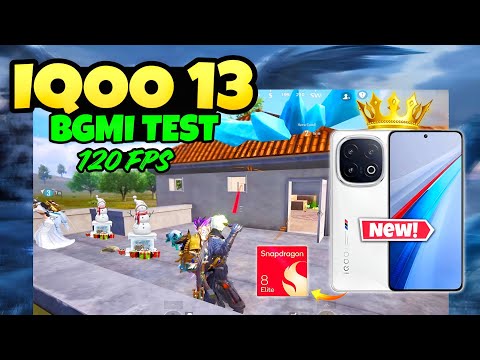 iqoo 13🔥 bgmi test 120 fps gaming | snapdragon 8 elite 🔥