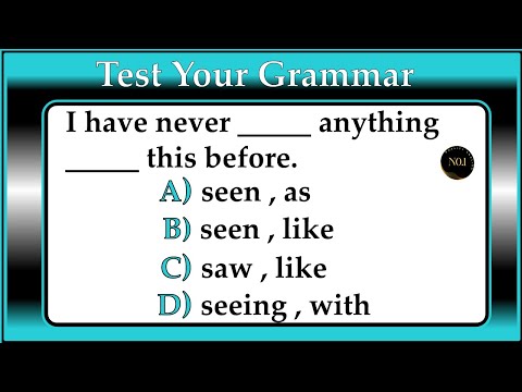 30 Grammar Test |  English Grammar Mixed Quiz | English All Tenses Mixed Quiz | No.1 Quality English