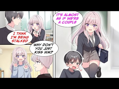 [Manga Dub] I started going to school with my classmate because she says she's being stalked, but...