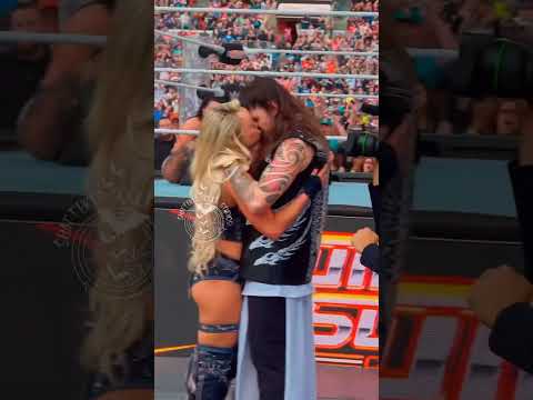 Dominik Mysterio Kisses Liv Morgan