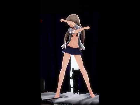 【MMD艦これ】Din Don Dan [縦長(portrait)]（つみ式水着島風shimakaze）