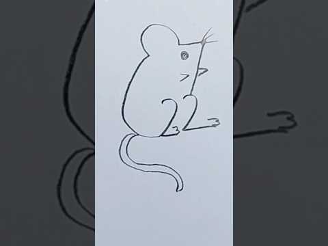 Easy mouse drawing | easy drawing for kids