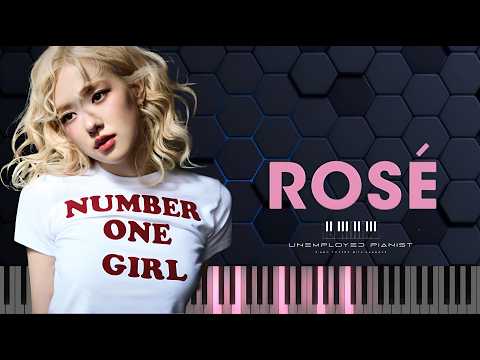 ROSÉ - Number One Girl (Piano tutorial and Karaoke)