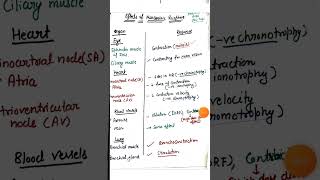 Quick revision of ANS Pharmacology for Dsssb and RRB Pharmacist exam 2024