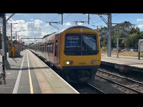 West Midlands Railway - Class 323 323222 & 323240 departing Bromsgrove (27/9/24)