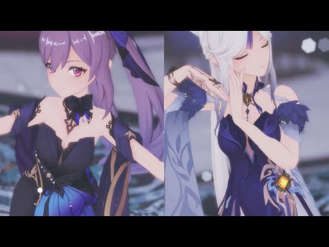 [MMD/Genshin Impact] Keqing & Ningguang - 蜜月アン・ドゥ・トロワ (Honey Moon Un Deux Trois)