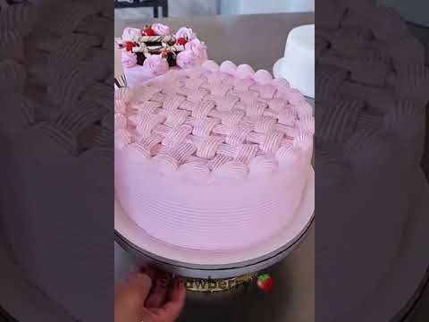 88- Strawberry on Cake & DESSERT #cake #dessert #food