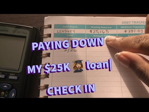 PAY DEBT WITH ME: $25,000 Private student loan (Snowflake Payment) | Impromptu check-in