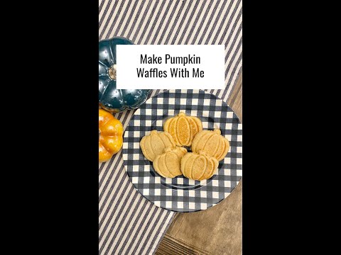 Make Pumpkin Waffles With Me