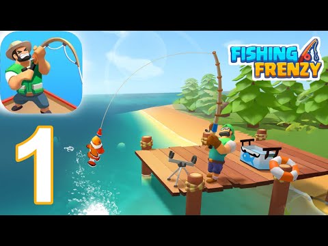 Fishing Frenzy : Idle Hooked Inc Gameplay Walkthrough Part 1 (iOS Android)