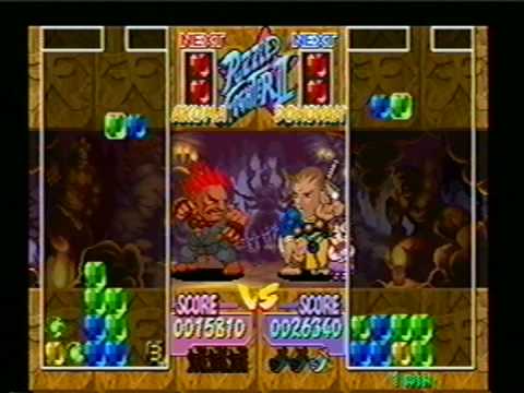 Super Puzzle Fighter II Turbo - Akuma vs. Donovan - Donovan's super; Akuma's Demon Rage