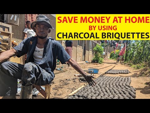 How to make charcoal briquettes step by step at home and SAVE MONEY 💰