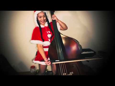 🎄Silent Night🎄きよしこの夜(double bass cover)