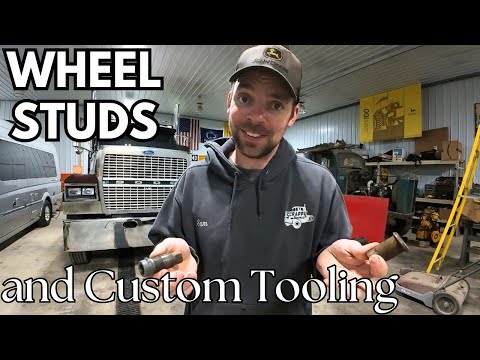 New Wheel Studs and Tires! | Working on the Old Ford LTL9000