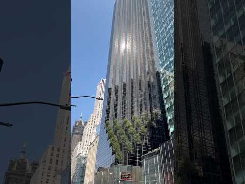 Trump Tower, located on 5th Avenue in New York City, is a mixed-use skyscraper! #nyc #travel