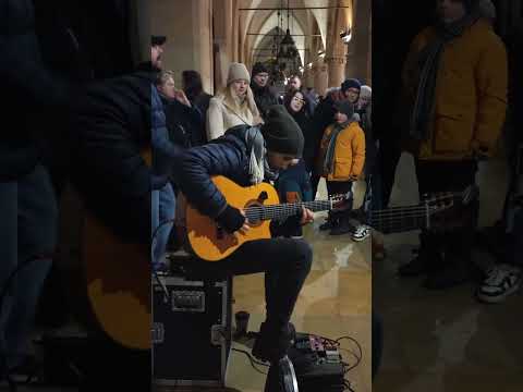 Street Spanish Guitar Performance #shorts