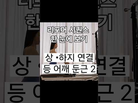 리포머시퀀스 | 상하지연결| 흐름좋은시퀀스 |등,어깨,둔근 #리포머시퀀스 #필라테스시퀀스 #필라테스지영쌤