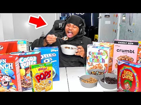 Fanum Does A Cereal MUKBANG!😂