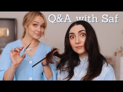 cutting SAFIYA NYGAARD’s hair + Q&A - Kayley Melissa