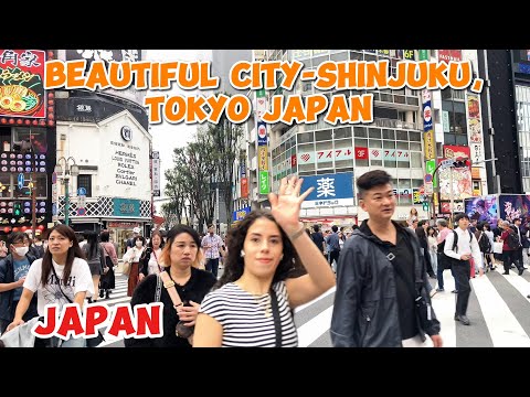 [4K] 東京の重要な都市の一つ新宿で散歩 || Shinjuku Walk || Tokyo, Japan ||