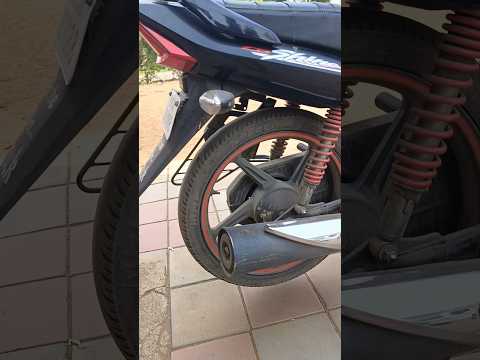 Honda shine Tyre changed after 28k kms #shorts #ytshorts #shorts #cbshine #youtubeshorts