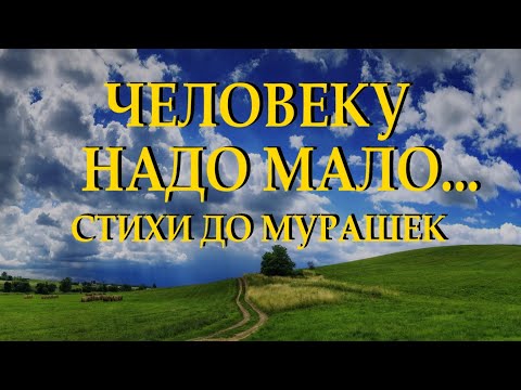 Очень душевный стих "Человеку надо мало" Роберт Рождественский Читает Леонид Юдин