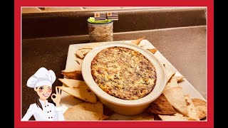 DIP DE ESPINACA  ALCACHOFA FACIL C/TORTILLAS CHIPS🥬🧀 EASY SPINACH ARTICHOKES DIP W/TORTILLAS CHIPS🥬🧀