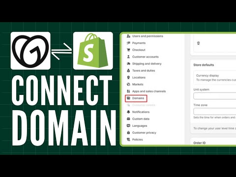 Connect GoDaddy Domain to Shopify | Full Tutorial (2025) 🌍